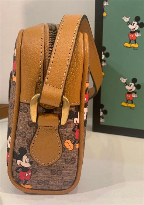 mickey gucci bag|Gucci mickey mouse crossbody bags.